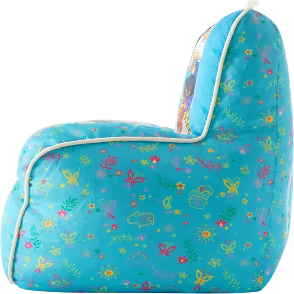 Idea Nuova Marvel Spiderman Toddler Nylon Bean Bag Chair with Piping &amp; Top Carry Handle, Large