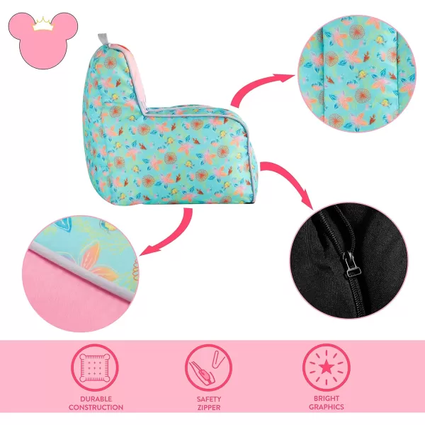 Idea Nuova Marvel Spiderman Toddler Nylon Bean Bag Chair with Piping &amp; Top Carry Handle, Large