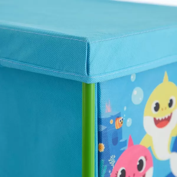 Idea Nuova Nickelodeon Jojo Siwa 3 Tier Fabric Storage Organizer with 3 Cubes and Removable Lid
