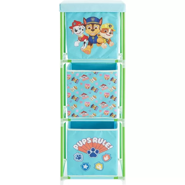 Idea Nuova Nickelodeon Jojo Siwa 3 Tier Fabric Storage Organizer with 3 Cubes and Removable Lid