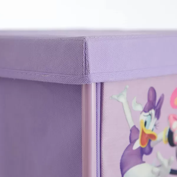 Idea Nuova Nickelodeon Jojo Siwa 3 Tier Fabric Storage Organizer with 3 Cubes and Removable Lid