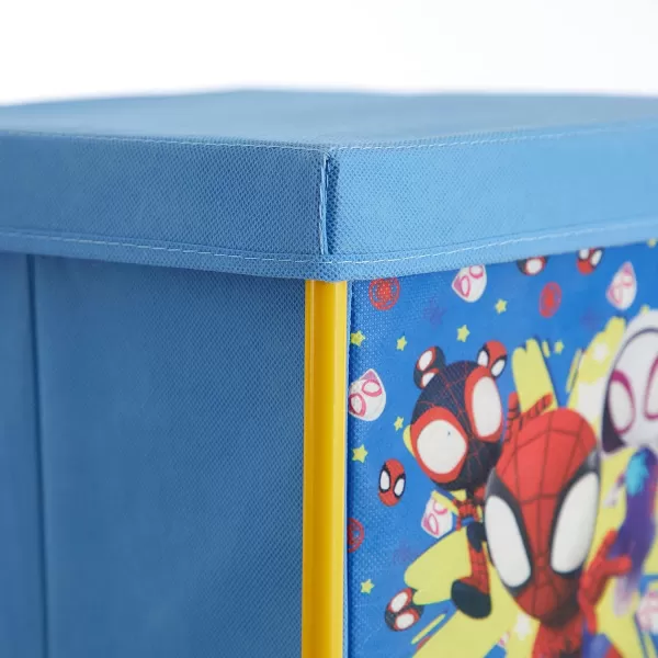 Idea Nuova Nickelodeon Jojo Siwa 3 Tier Fabric Storage Organizer with 3 Cubes and Removable Lid