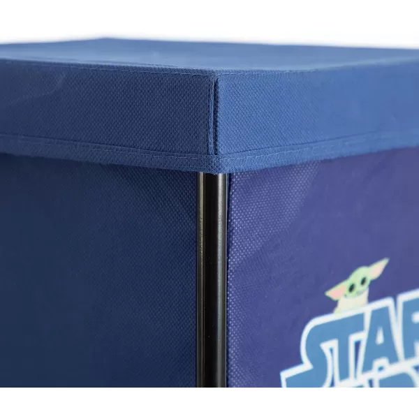 Idea Nuova Nickelodeon Jojo Siwa 3 Tier Fabric Storage Organizer with 3 Cubes and Removable Lid