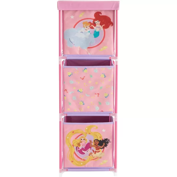 Idea Nuova Nickelodeon Jojo Siwa 3 Tier Fabric Storage Organizer with 3 Cubes and Removable Lid