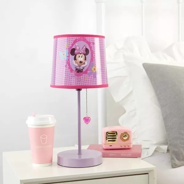 Idea Nuova Paw Patrol Chase, Rubble and Marshall Stick Table Kids Lamp with Pull Chain, Themed Printed Decorative Shade