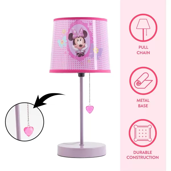 Idea Nuova Paw Patrol Chase, Rubble and Marshall Stick Table Kids Lamp with Pull Chain, Themed Printed Decorative Shade