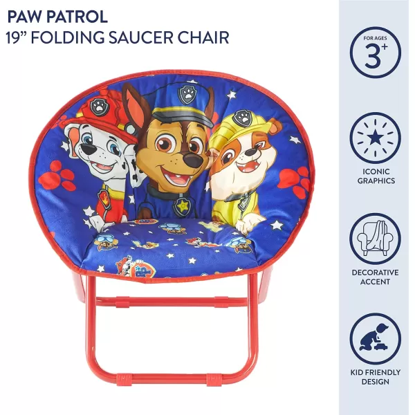 Idea Nuova Saucer Chair, Paw Patrol/Blue