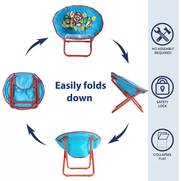 Idea Nuova Saucer Chair, Paw Patrol/Blue