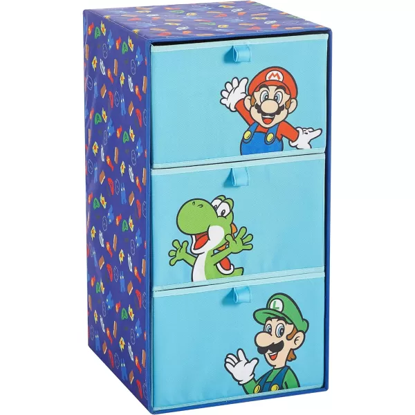 Idea Nuova Space Jam: A New Legacy 3 Drawer Soft Storage Unit with Poly Canvas Frame