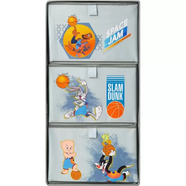 Idea Nuova Space Jam: A New Legacy 3 Drawer Soft Storage Unit with Poly Canvas Frame