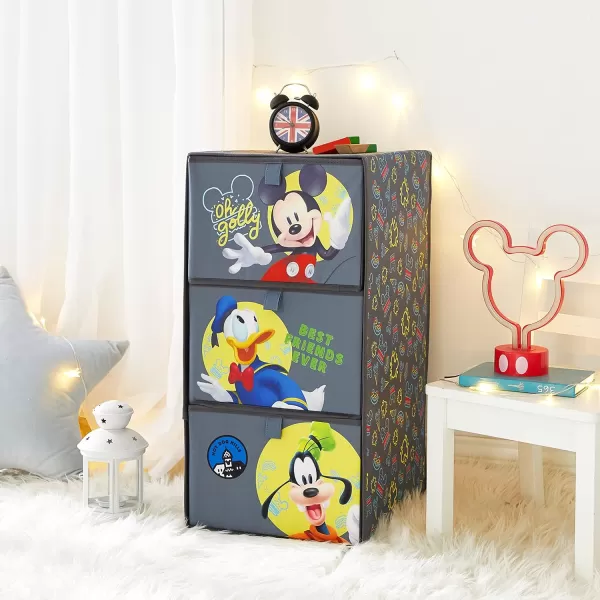 Idea Nuova Space Jam: A New Legacy 3 Drawer Soft Storage Unit with Poly Canvas Frame