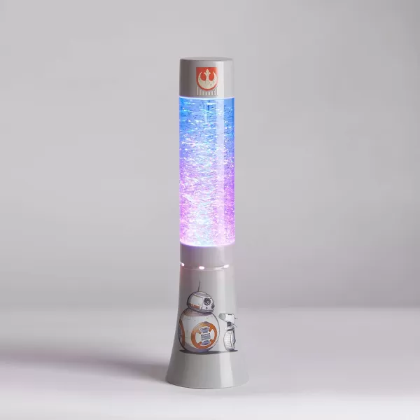 Lucas Star Wars Decorative BB8 Glitter Volcano Accent Novelty Lamp and Nightlight