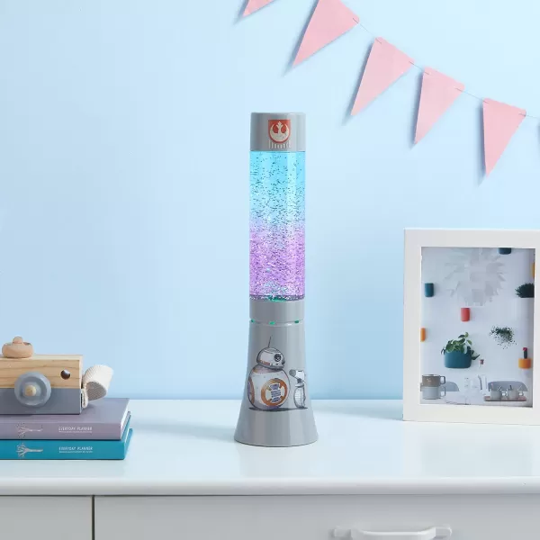 Lucas Star Wars Decorative BB8 Glitter Volcano Accent Novelty Lamp and Nightlight