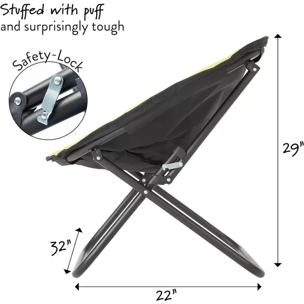Marvel Avengers Captain America Plush Folding Saucer Chair with 32" Folding and Metal Frame for Kids,Teens,Adults
