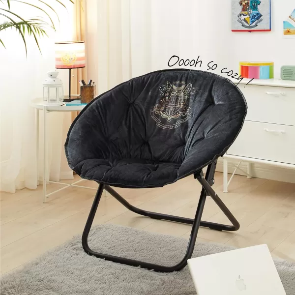 Marvel Avengers Captain America Plush Folding Saucer Chair with 32" Folding and Metal Frame for Kids,Teens,Adults