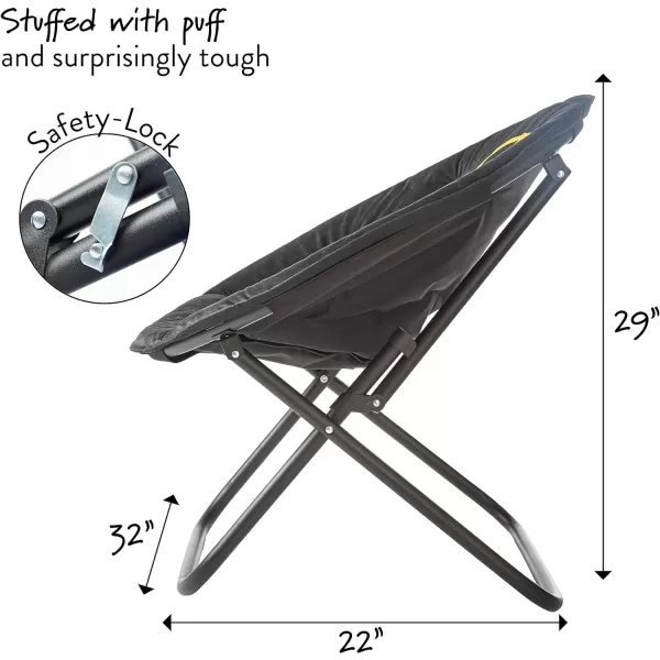 Marvel Avengers Captain America Plush Folding Saucer Chair with 32" Folding and Metal Frame for Kids,Teens,Adults