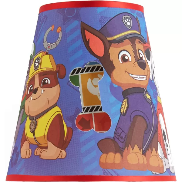 Nickelodeon Paw Patrol Table Lamp with Die Cut Lamp Shade