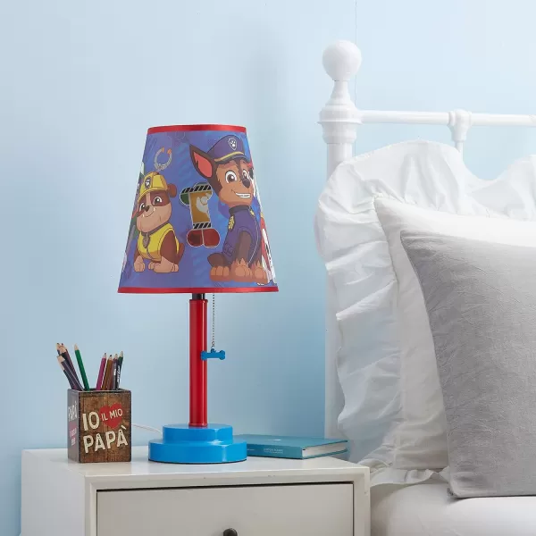 Nickelodeon Paw Patrol Table Lamp with Die Cut Lamp Shade