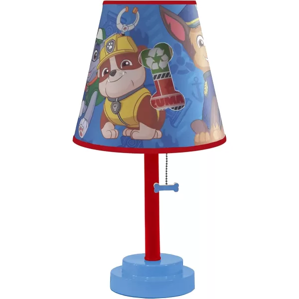 Nickelodeon Paw Patrol Table Lamp with Die Cut Lamp Shade