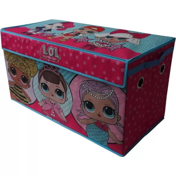 Idea Nuova Disney Mickey Mouse Collapsible Children’s Toy Storage Trunk, Durable with Soft Lid, 28.5"x 14.5"x16"