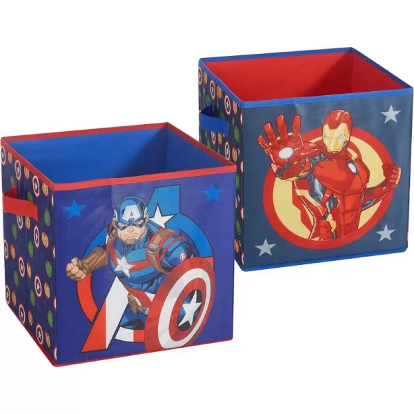 Idea Nuova DreamWorks Trolls 2 Pack Collapsible Storage 11.5" Cubes with LED Lights
