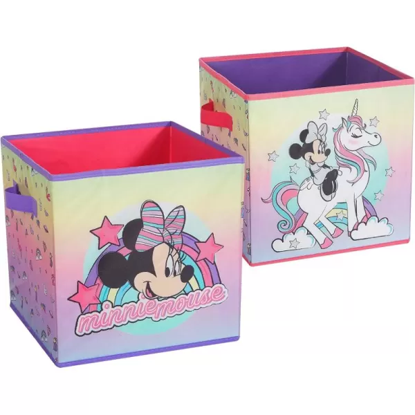 Idea Nuova DreamWorks Trolls 2 Pack Collapsible Storage 11.5" Cubes with LED Lights