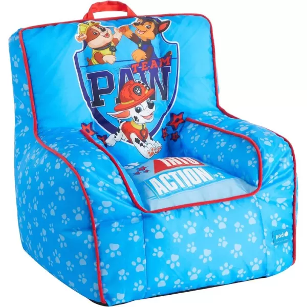 Idea Nuova Marvel Spiderman Toddler Nylon Bean Bag Chair with Piping &amp; Top Carry Handle, Large