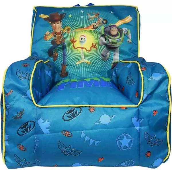 Idea Nuova Marvel Spiderman Toddler Nylon Bean Bag Chair with Piping &amp; Top Carry Handle, Large