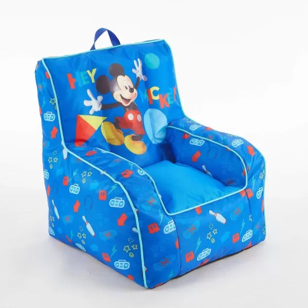 Idea Nuova Marvel Spiderman Toddler Nylon Bean Bag Chair with Piping &amp; Top Carry Handle, Large