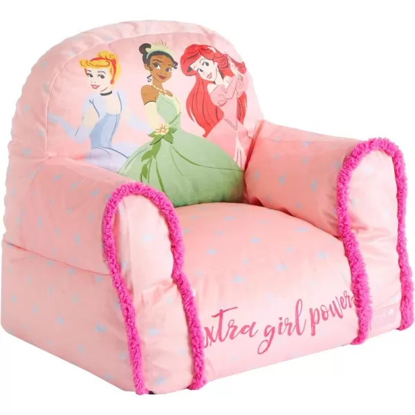 Idea Nuova Minnie Mouse Figural Sherpa Trim Bean Bag Chair, Small, Pink