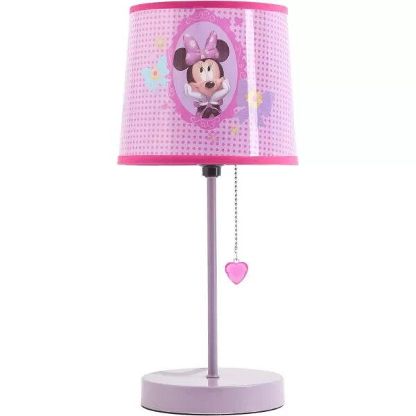 Idea Nuova Paw Patrol Chase, Rubble and Marshall Stick Table Kids Lamp with Pull Chain, Themed Printed Decorative Shade