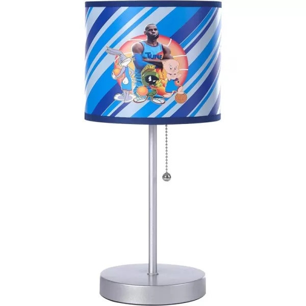 Idea Nuova Paw Patrol Chase, Rubble and Marshall Stick Table Kids Lamp with Pull Chain, Themed Printed Decorative Shade