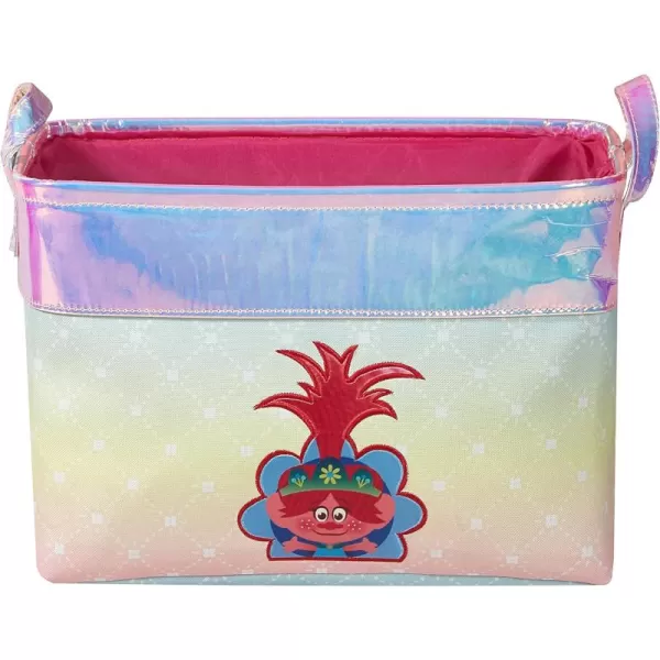 Idea Nuova Ryan's World Rectangular Storage Bin with Gold Trim and Handles , Red