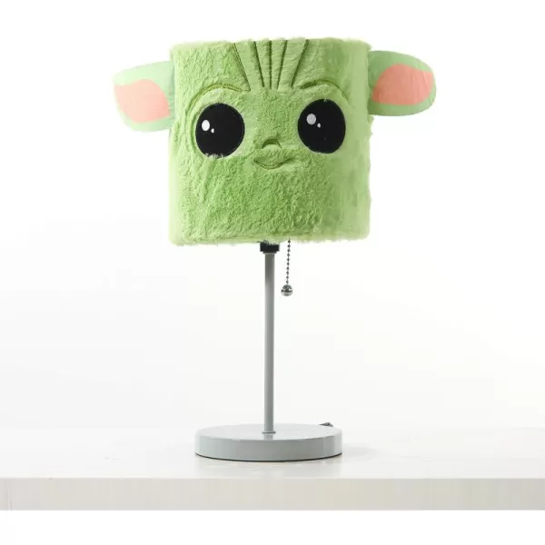 Idea Nuova Star Wars: The Mandalorian The Child Plush Shade Table Lamp, Green