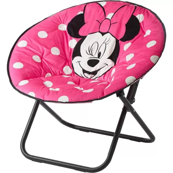 Marvel Avengers Captain America Plush Folding Saucer Chair with 32" Folding and Metal Frame for Kids,Teens,Adults