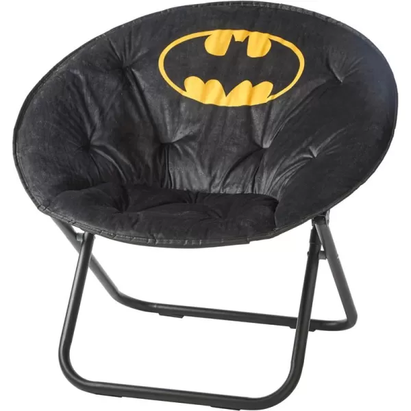 Marvel Avengers Captain America Plush Folding Saucer Chair with 32" Folding and Metal Frame for Kids,Teens,Adults