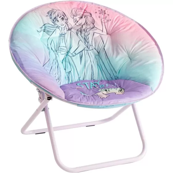 Marvel Avengers Captain America Plush Folding Saucer Chair with 32" Folding and Metal Frame for Kids,Teens,Adults