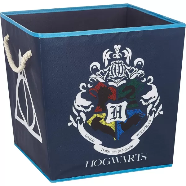 Idea Nuova JoJo Square Storage Bin with Handles, Set of 2, Siwa