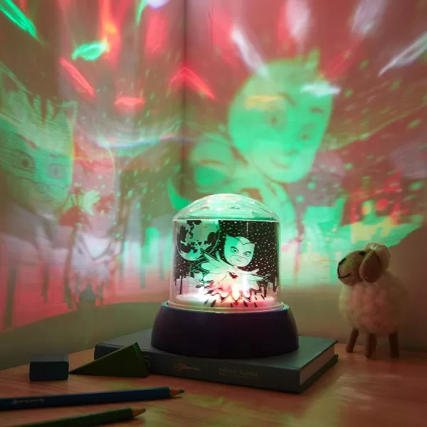 Idea Nuova Nickelodeon JoJo Siwa Scene Projection Kids Lamp, Multicolor