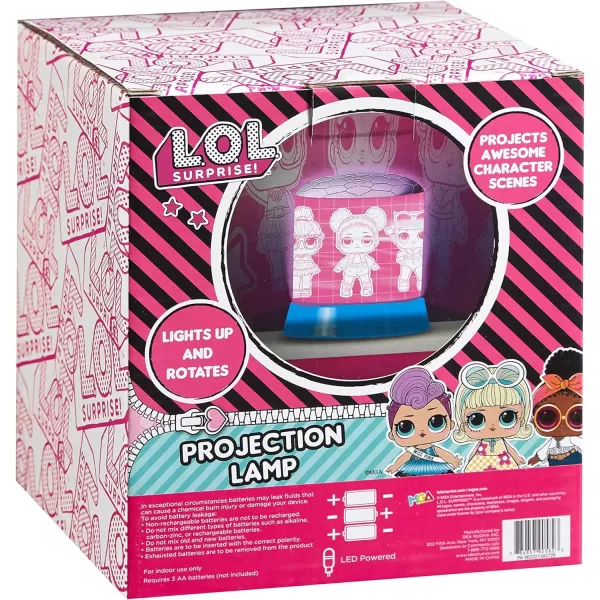 Idea Nuova Nickelodeon JoJo Siwa Scene Projection Kids Lamp, Multicolor