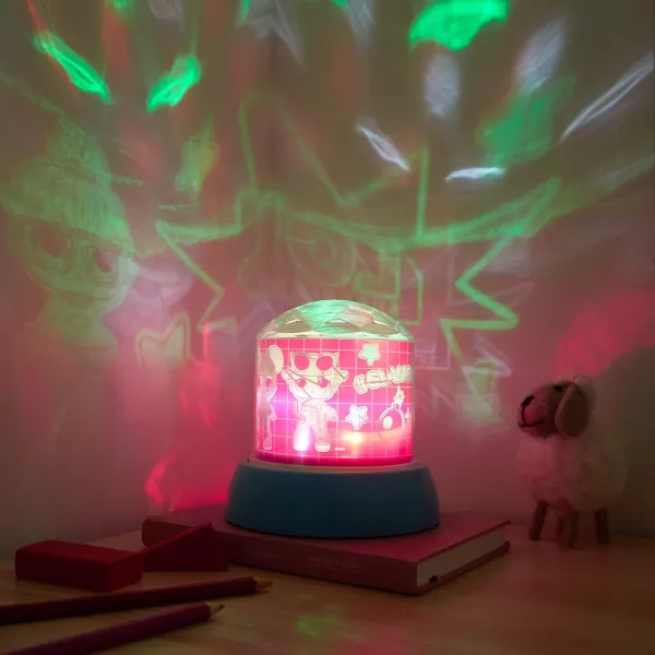 Idea Nuova Nickelodeon JoJo Siwa Scene Projection Kids Lamp, Multicolor