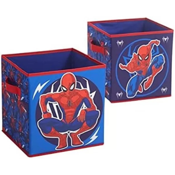 Idea Nuova Nickelodeon JoJo Siwa Glow in The Dark Collapsible Storage Cubes, Set of 2, 10"x10"