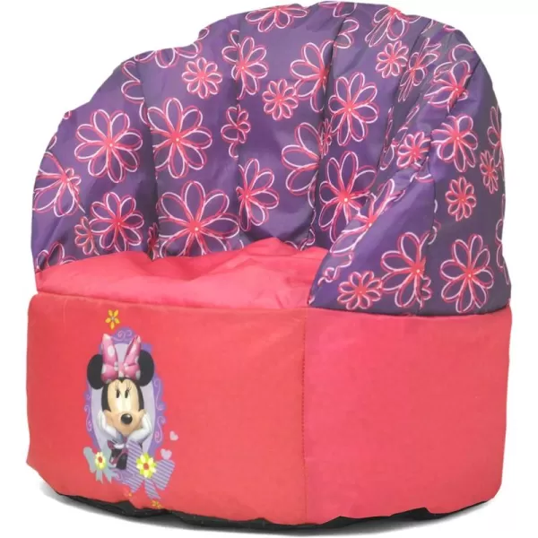 Idea Nuova Disney Toddler Minnie Mouse Bean Bag Chair , Beige, Large