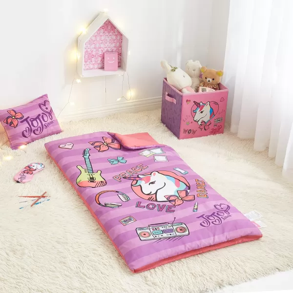 Disney Frozen 2 Giftable Sleepover Set with Sleeping Bag, Pillow &amp; Bonus Eye Mask, Ages 3+, 26"x46", Multicolor