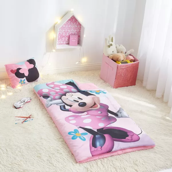 Disney Frozen 2 Giftable Sleepover Set with Sleeping Bag, Pillow &amp; Bonus Eye Mask, Ages 3+, 26"x46", Multicolor