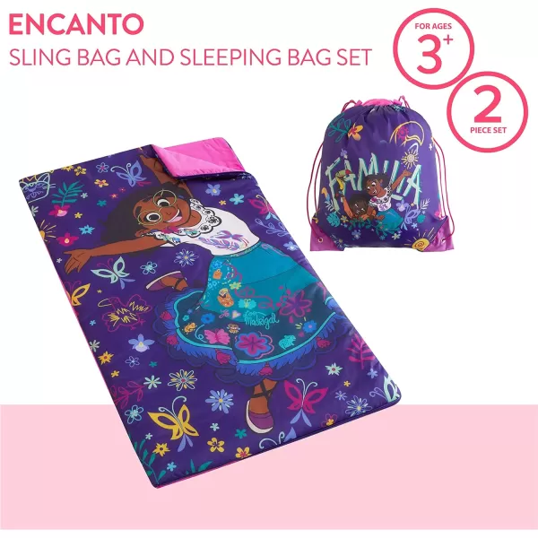 Idea Nuova 2 Piece Drawstring Sling Carry Bag with Sleeping Slumber Bag
