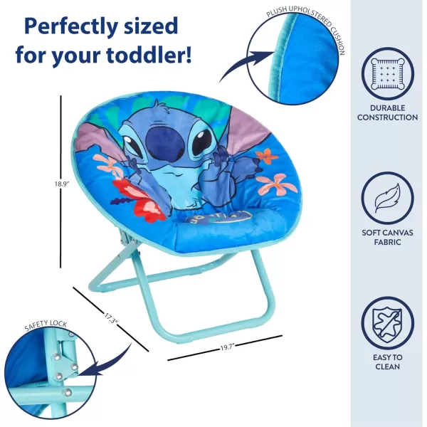 Avengers Toddler 19” Folding Saucer Chair with Cushion, Metal, Ages 3+