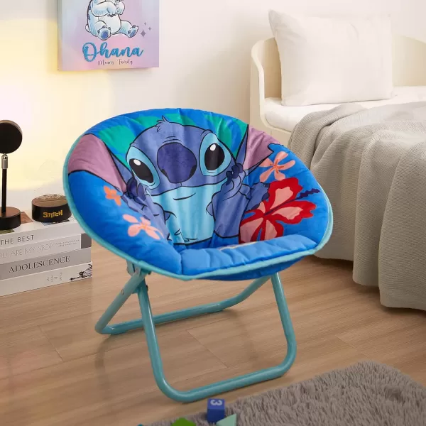 Avengers Toddler 19” Folding Saucer Chair with Cushion, Metal, Ages 3+