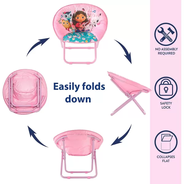 Avengers Toddler 19” Folding Saucer Chair with Cushion, Metal, Ages 3+