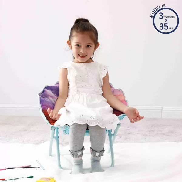 Avengers Toddler 19” Folding Saucer Chair with Cushion, Metal, Ages 3+